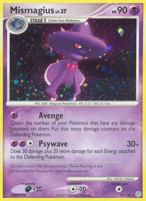 Mismagius 10/130 Diamante & Pérola