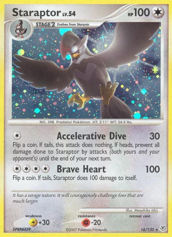 Staraptor 16/130 Diamante & Pérola