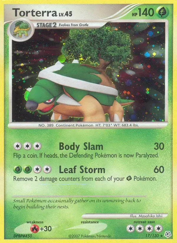 Torterra 17/130 Diamante & Pérola