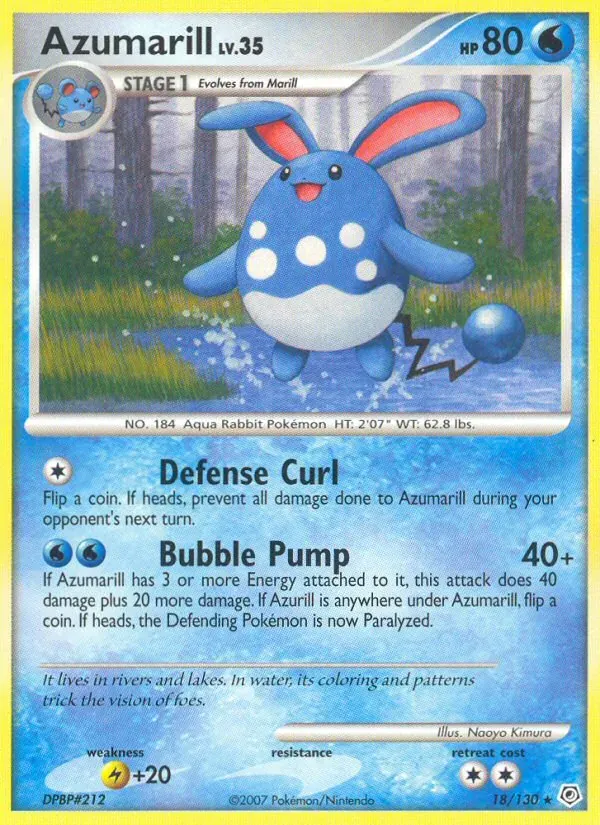 Azumarill 18/130 Diamante & Pérola