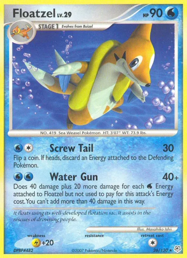 Floatzel 26/130 Diamante & Pérola