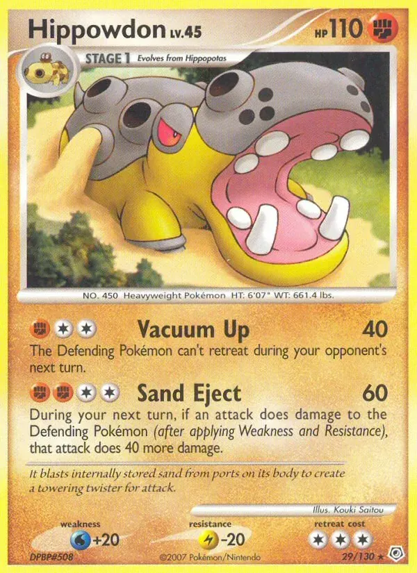 Hippowdon 29/130 Diamante & Pérola