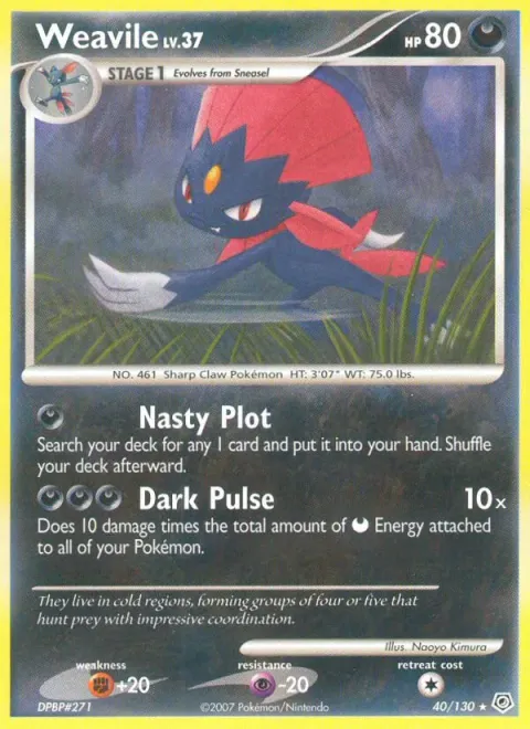 Weavile 40/130