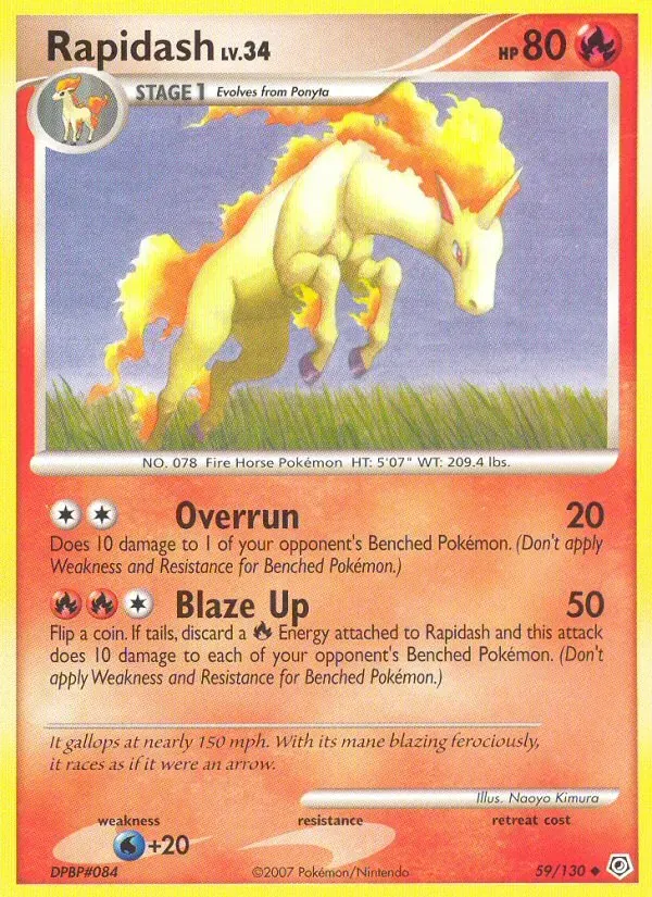 Rapidash 59/130 Diamante & Pérola