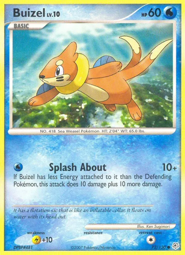 Buizel 72/130 Diamante & Pérola