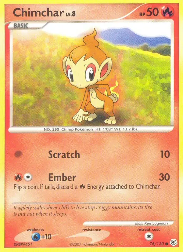 Chimchar 76/130 Diamante & Pérola