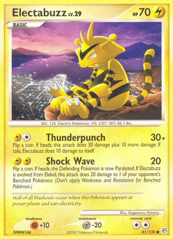 Electabuzz 81/130 Diamante & Pérola