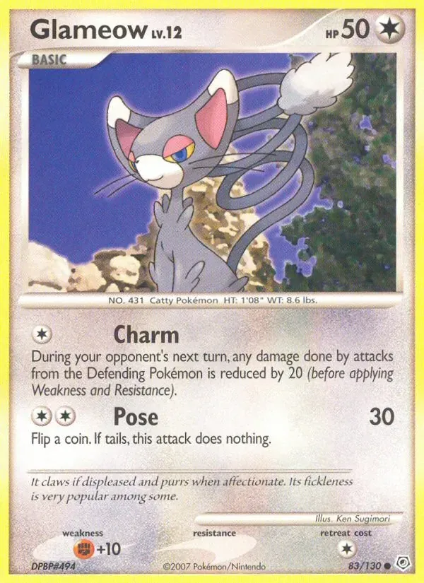 Glameow 83/130 Diamante & Pérola