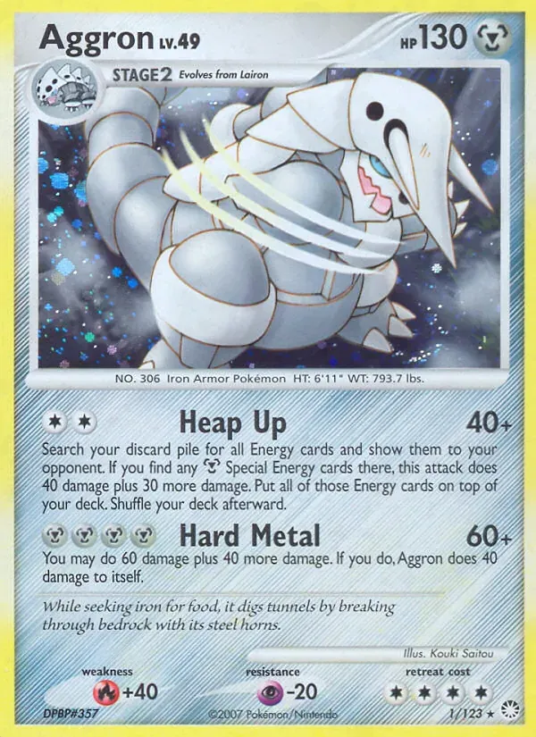 Aggron 1/123 Tesouros Misteriosos