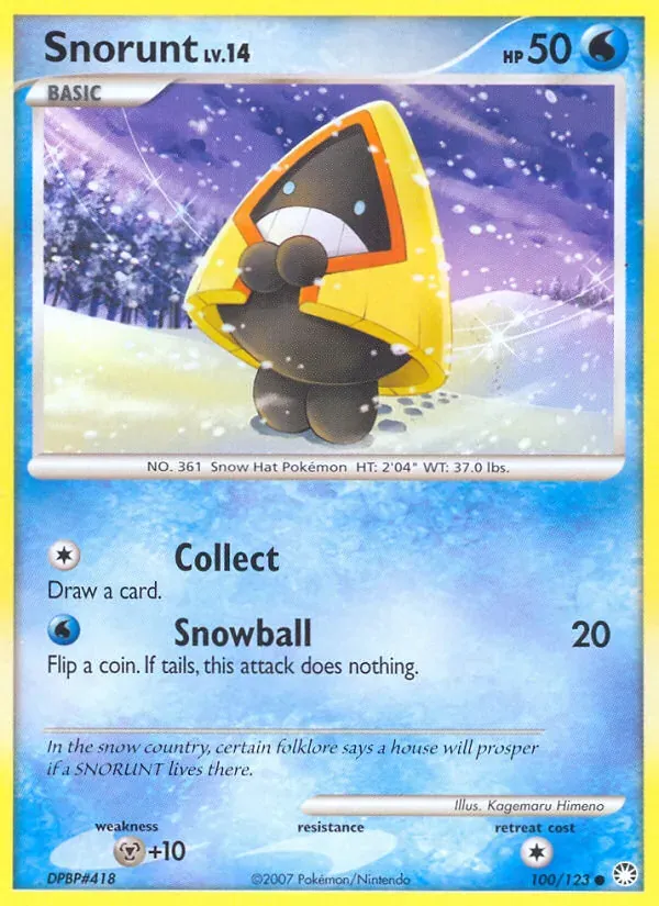 Snorunt 100/123 Tesouros Misteriosos