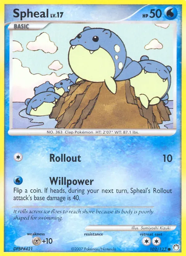 Spheal 102/123 Tesouros Misteriosos