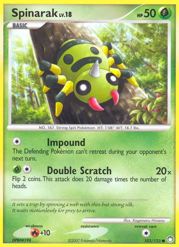 Spinarak 103/123 Tesouros Misteriosos