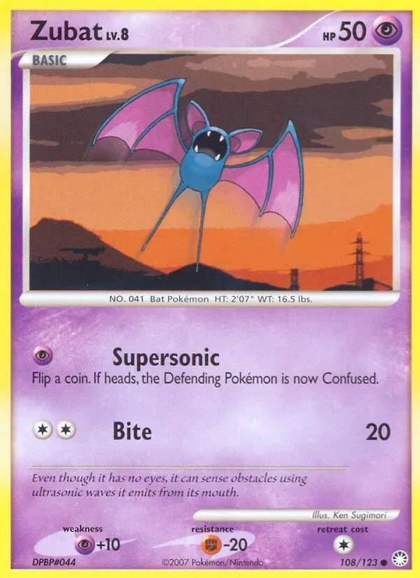 Zubat 108/123 Tesouros Misteriosos