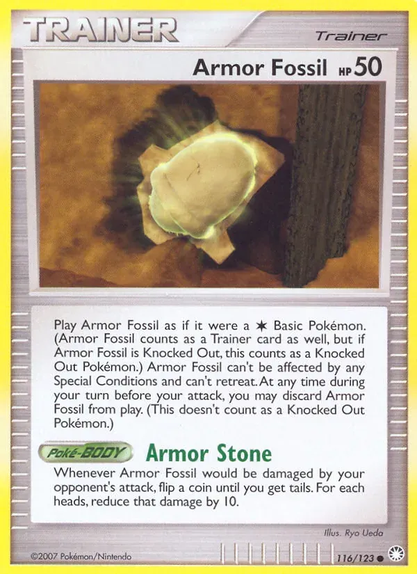 Armor Fossil 116/123 Tesouros Misteriosos