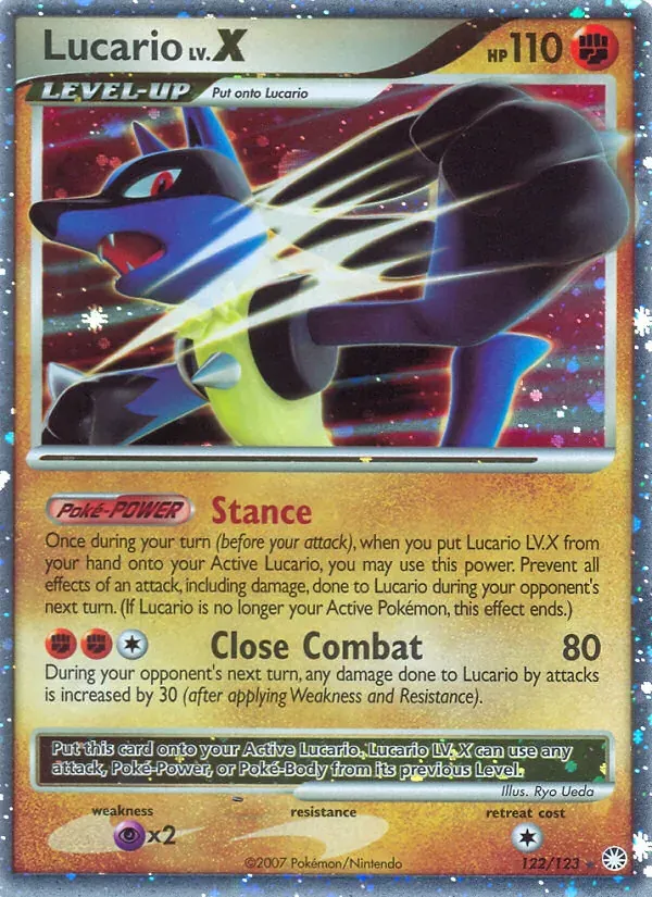 Lucario 122/123 Tesouros Misteriosos