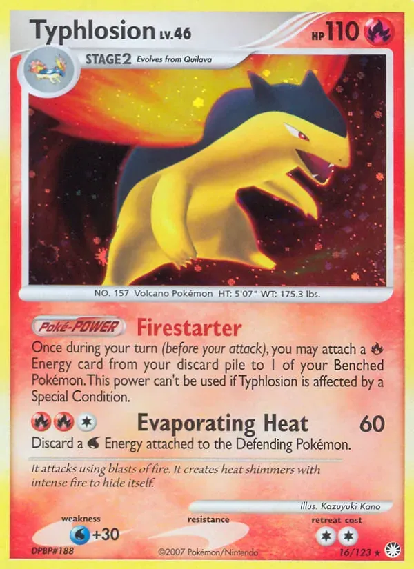 Typhlosion 16/123 Tesouros Misteriosos