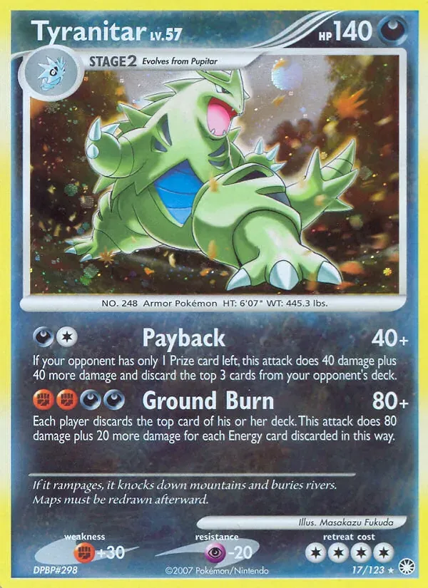 Tyranitar 17/123 Tesouros Misteriosos