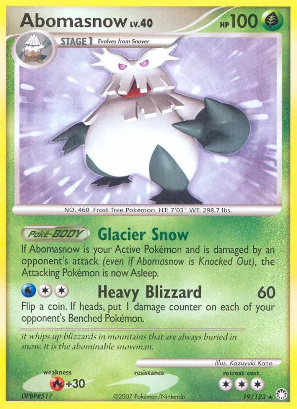 Abomasnow 19/123 Tesouros Misteriosos