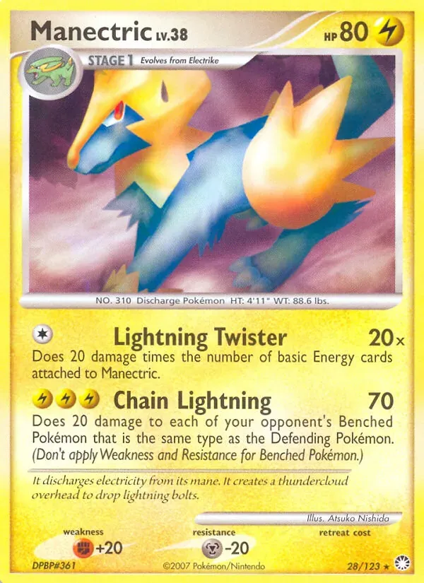 Manectric 28/123 Tesouros Misteriosos