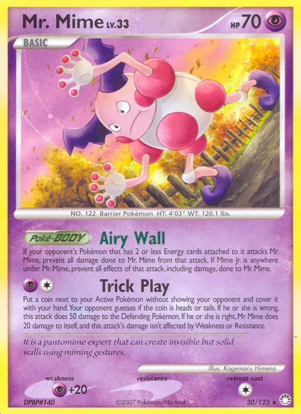 Mr. Mime 30/123 Tesouros Misteriosos