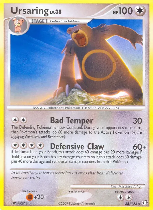 Ursaring 38/123 Tesouros Misteriosos