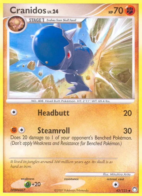 Cranidos 43/123 Tesouros Misteriosos