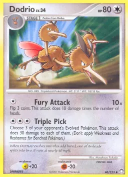 Dodrio 46 Tesouros Misteriosos