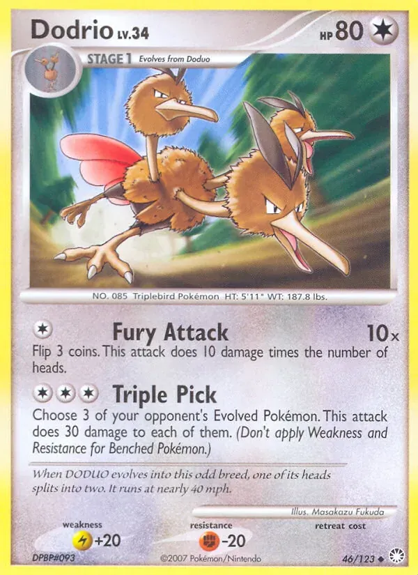 Dodrio 46/123 Tesouros Misteriosos