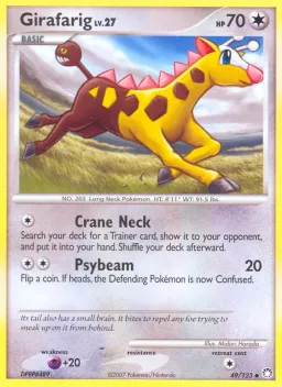 Girafarig 49 Tesouros Misteriosos