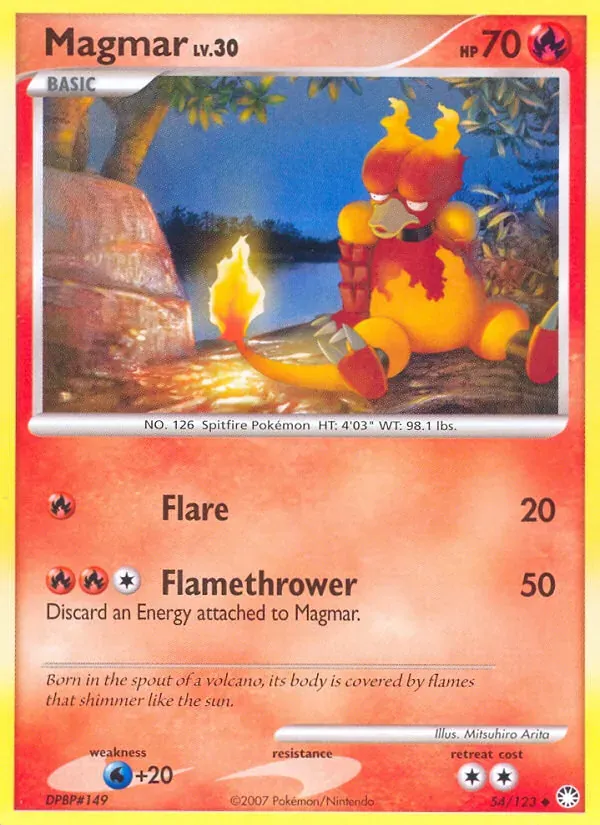 Magmar 54/123 Tesouros Misteriosos