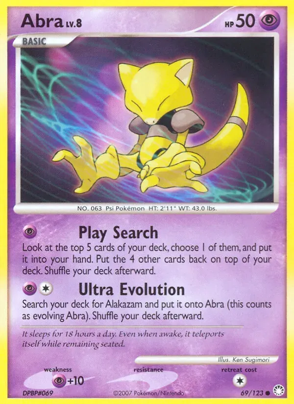 Abra 69/123 Tesouros Misteriosos