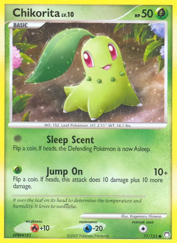 Chikorita 77/123 Tesouros Misteriosos
