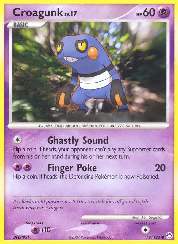 Croagunk 78/123 Tesouros Misteriosos