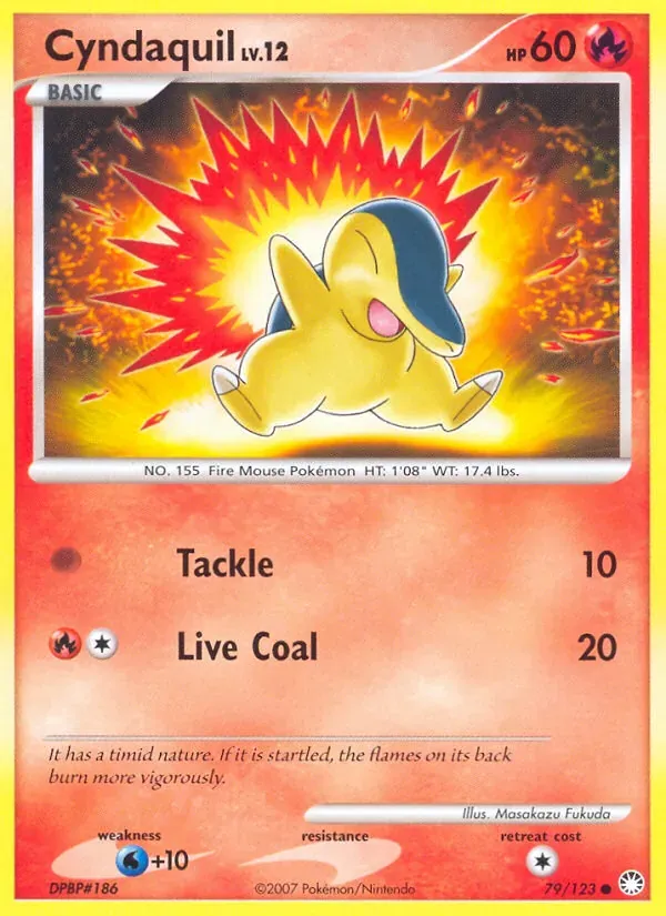 Cyndaquil 79/123 Tesouros Misteriosos