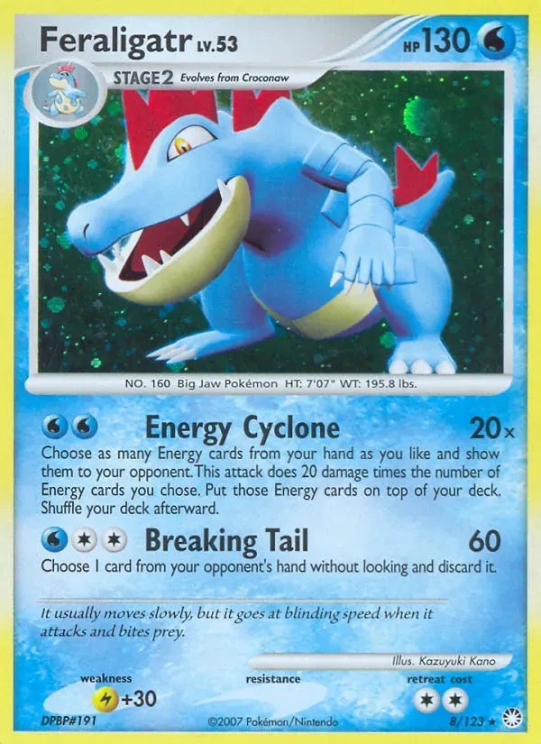 Feraligatr 8/123 Tesouros Misteriosos