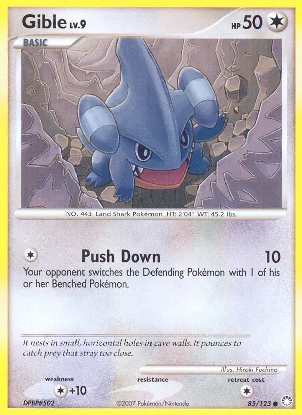 Gible 85/123 Tesouros Misteriosos