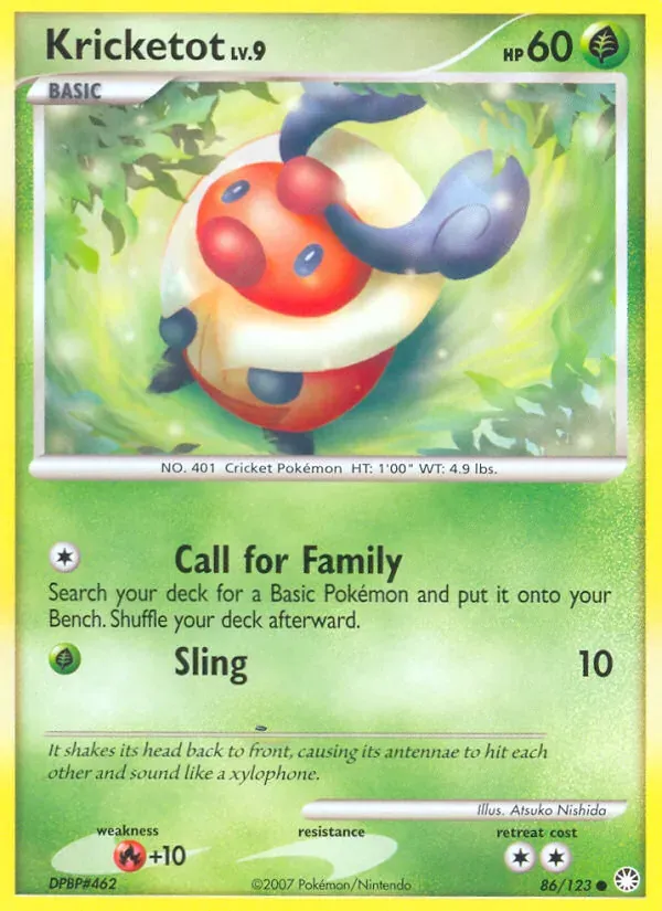 Kricketot 86/123 Tesouros Misteriosos