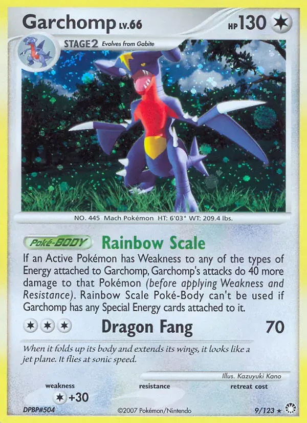 Garchomp 9/123 Tesouros Misteriosos