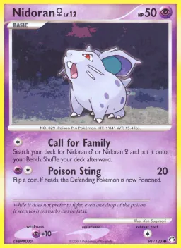 Nidoran♀ 91 Tesouros Misteriosos