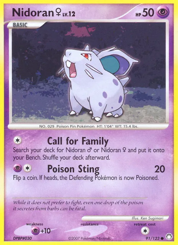 Nidoran♀ 91/123 Tesouros Misteriosos