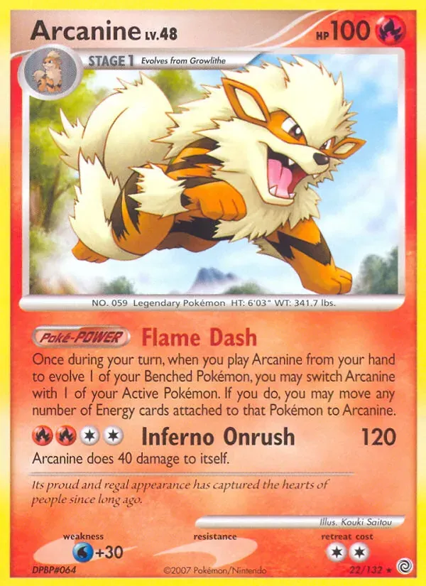 Arcanine 22/132 Maravilhas Secretas