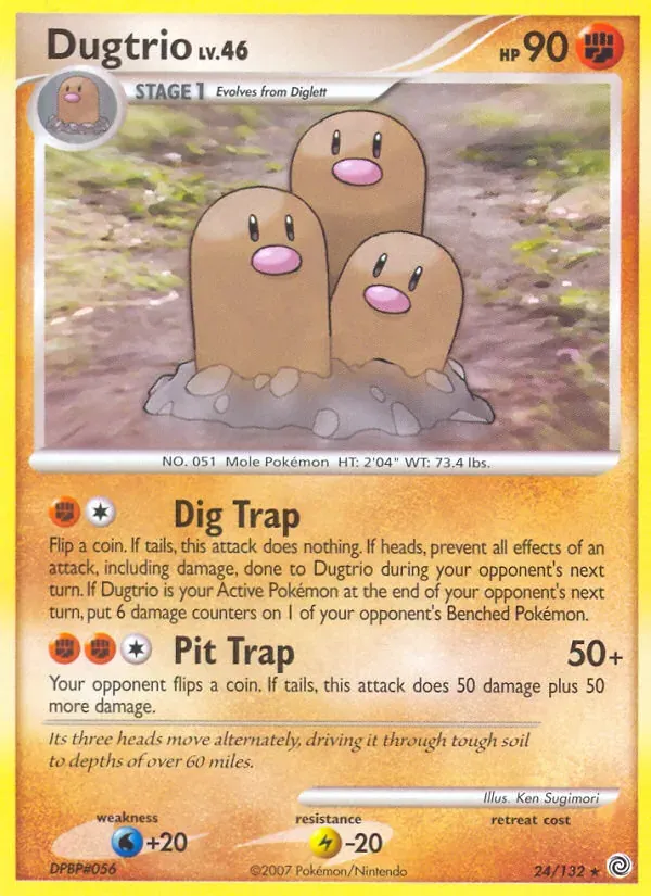 Dugtrio 24/132 Maravilhas Secretas