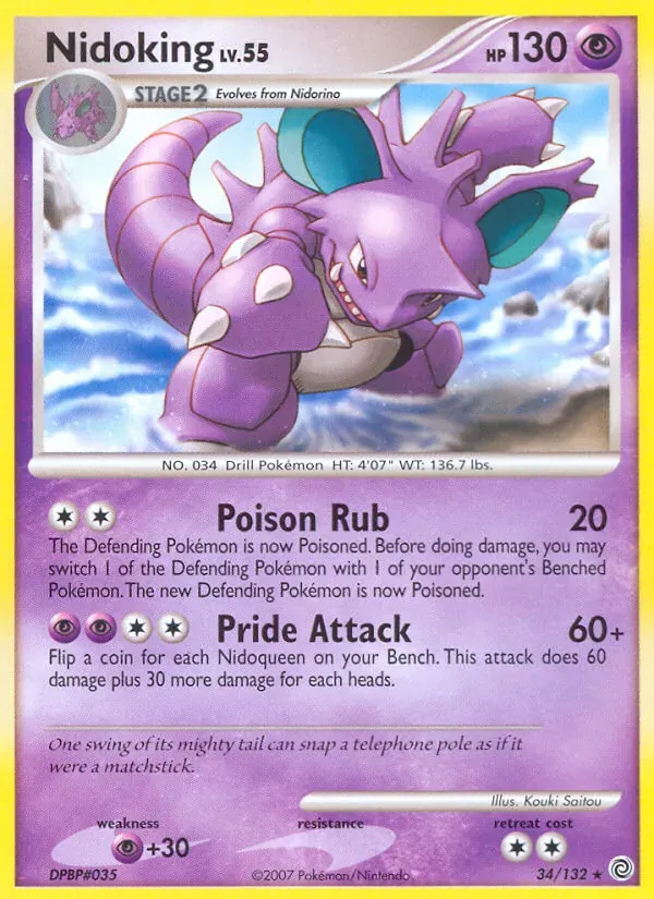 Nidoking 34/132 Maravilhas Secretas