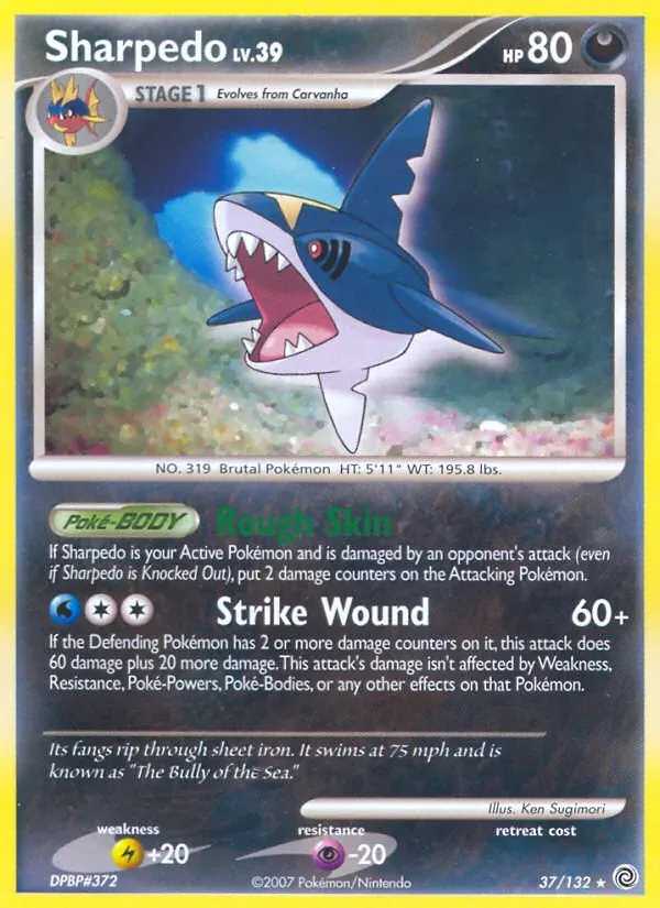 Sharpedo 37/132 Maravilhas Secretas