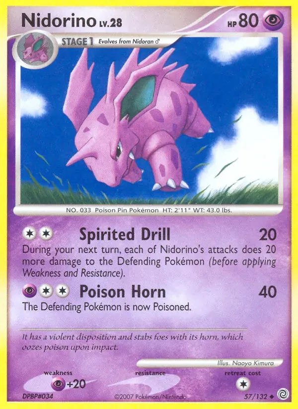 Nidorino 57/132 Maravilhas Secretas