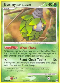 Burmy Plant Cloak 78 Maravilhas Secretas