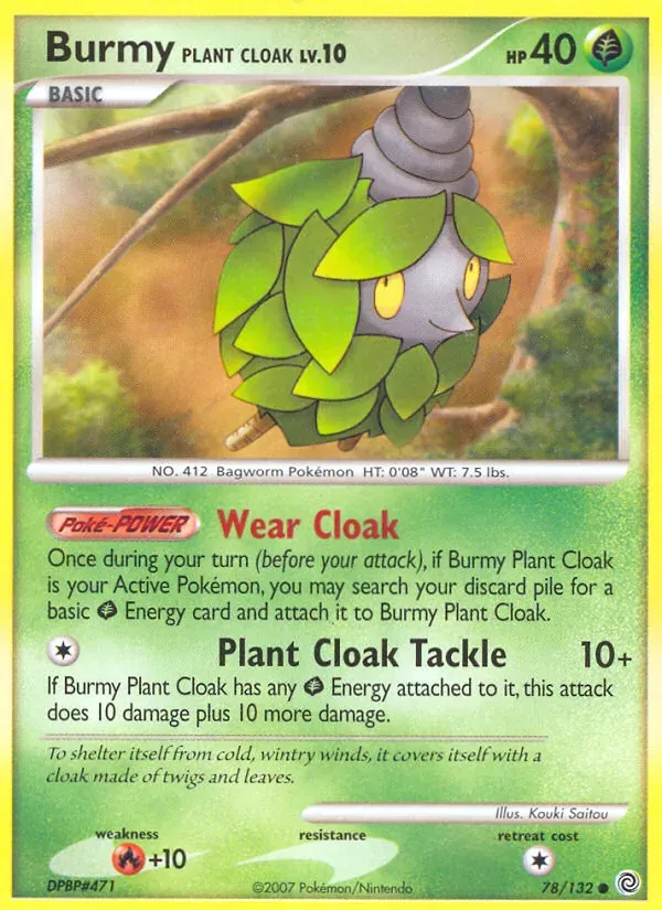 Burmy Plant Cloak 78/132 Maravilhas Secretas