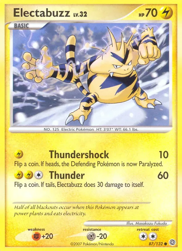 Electabuzz 87/132 Maravilhas Secretas