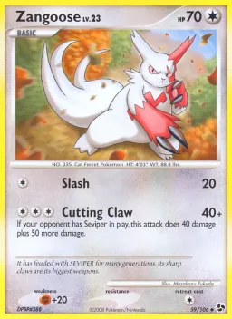 Zangoose 59 Great Encounters