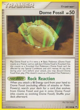 Dome Fossil 89 Majestic Dawn